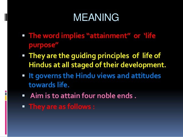 The Original Intent Behind Hinduism